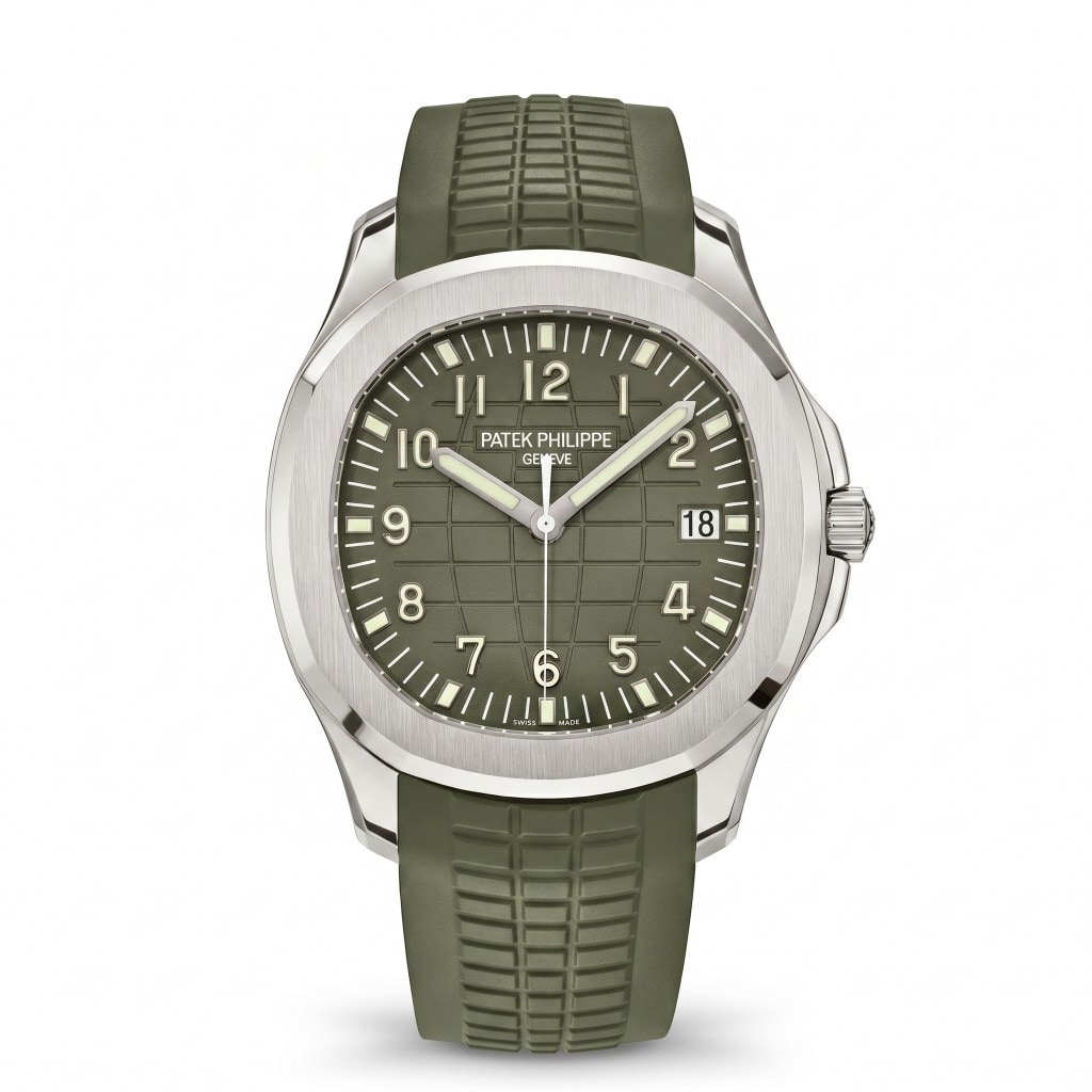 Patek Philippe Aquanaut White Gold Green Dial 42mm