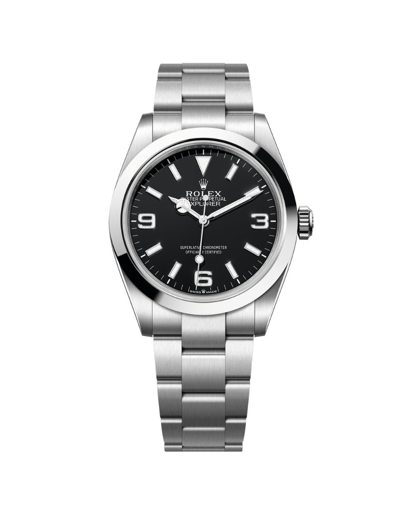Rolex Explorer Steel Black Dial 40mm